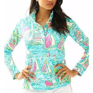 Lilly Pulitzer RARE You Gotta Regatta Captains Popover Size Medium